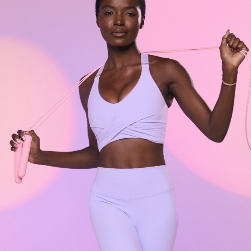 BuffBunny candy wrap sports bra large